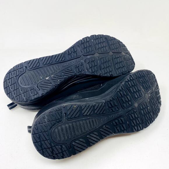 Skechers No Slip Work Sneaker Shoe Black Athletic - 11 - Picture 7 of 7